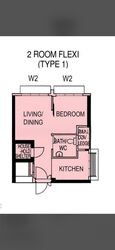 Blk 421B Northshore Straitsview (Punggol), HDB 2 Rooms #561489271